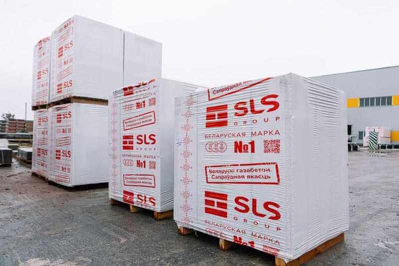 Газобетон Белорусский SLS D400 625х150х250 мм фото 1