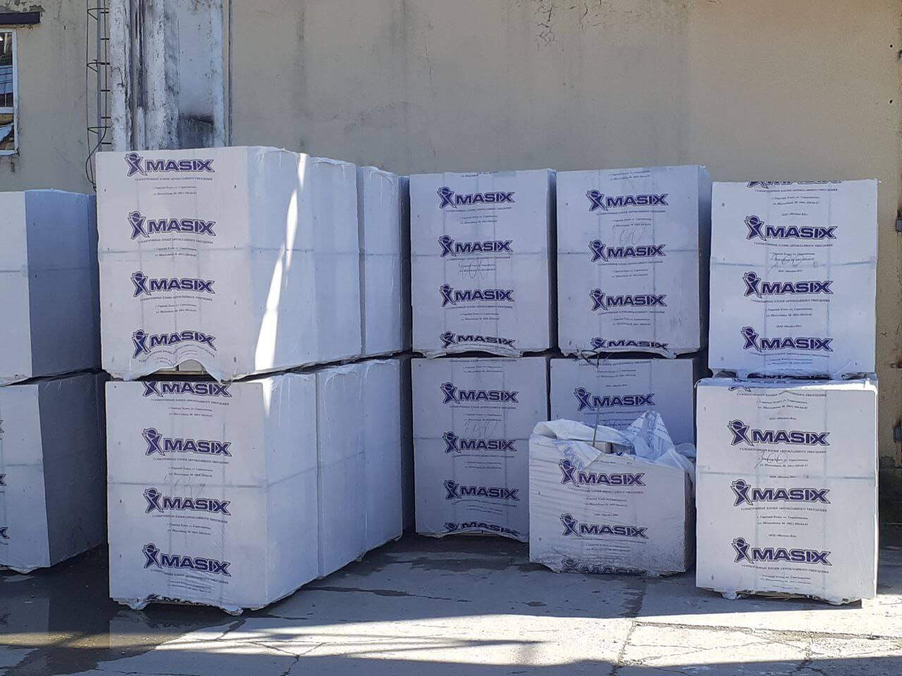 Газобетон Masix D500 625х375х250 мм фото 8