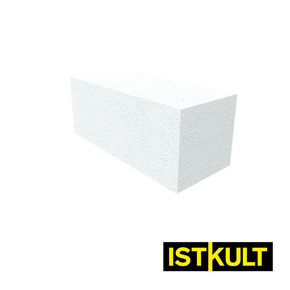Газобетонный блок ISTKULT D500 B3,5 600х200х250 мм